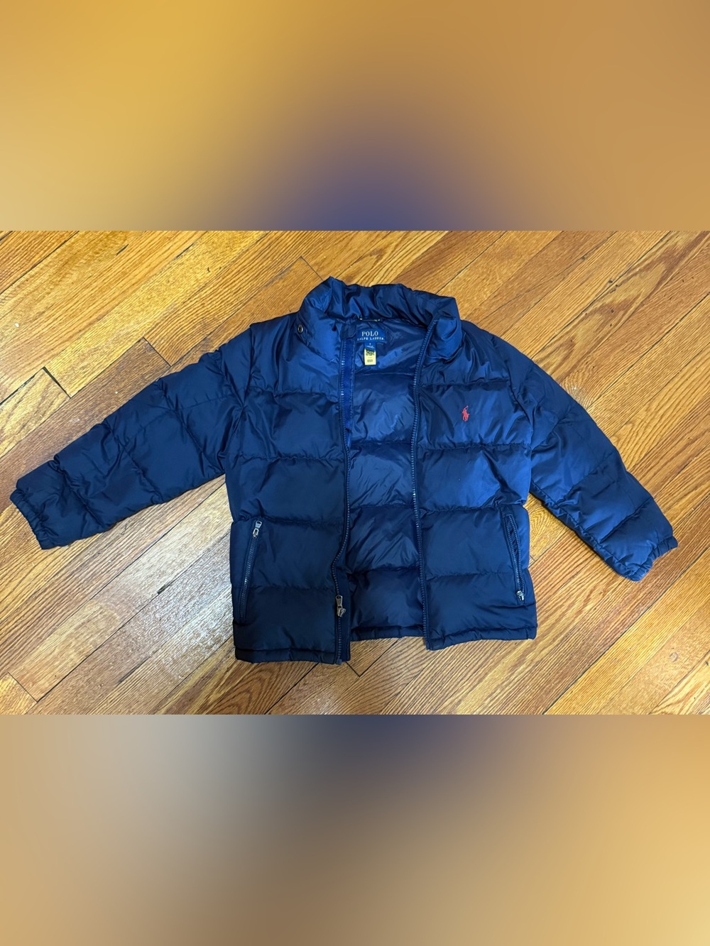 Polo by Ralph Lauren Navy Blue Kids Puffer Jacket